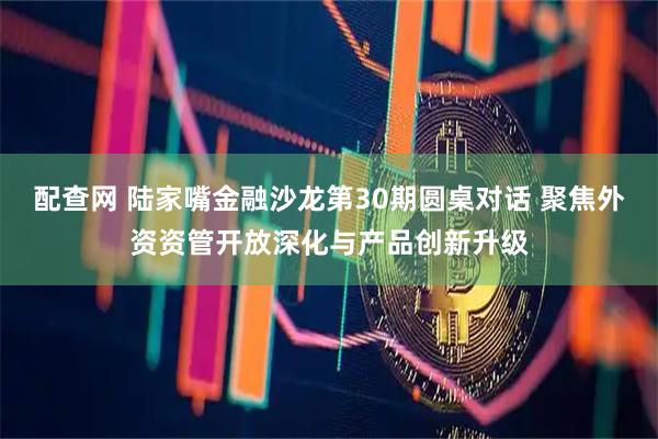配查网 陆家嘴金融沙龙第30期圆桌对话 聚焦外资资管开放深化与产品创新升级
